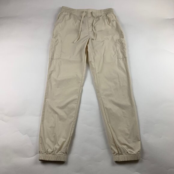 TALL Old Navy Wish Bone Poplin Pull On Cargo Jogger Pant MT - Picture 1 of 6